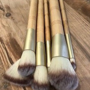 Eco Friendly BAMBOO Makeup Brushes VEGAN and Cruelty Free Multi Makeup Brushes, 10% sales donated to animal charities image 7