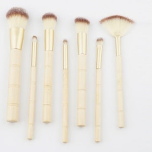 Eco Friendly BAMBOO Makeup Brushes VEGAN and Cruelty Free Multi Makeup Brushes, 10% sales donated to animal charities image 10