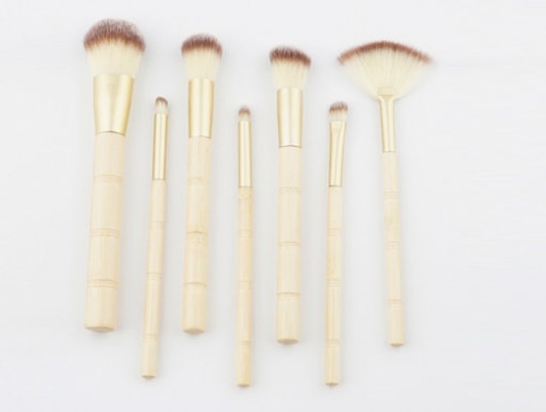 Eco Friendly BAMBOO Makeup Brushes VEGAN and Cruelty Free Multi Makeup Brushes, 10% sales donated to animal charities image 10