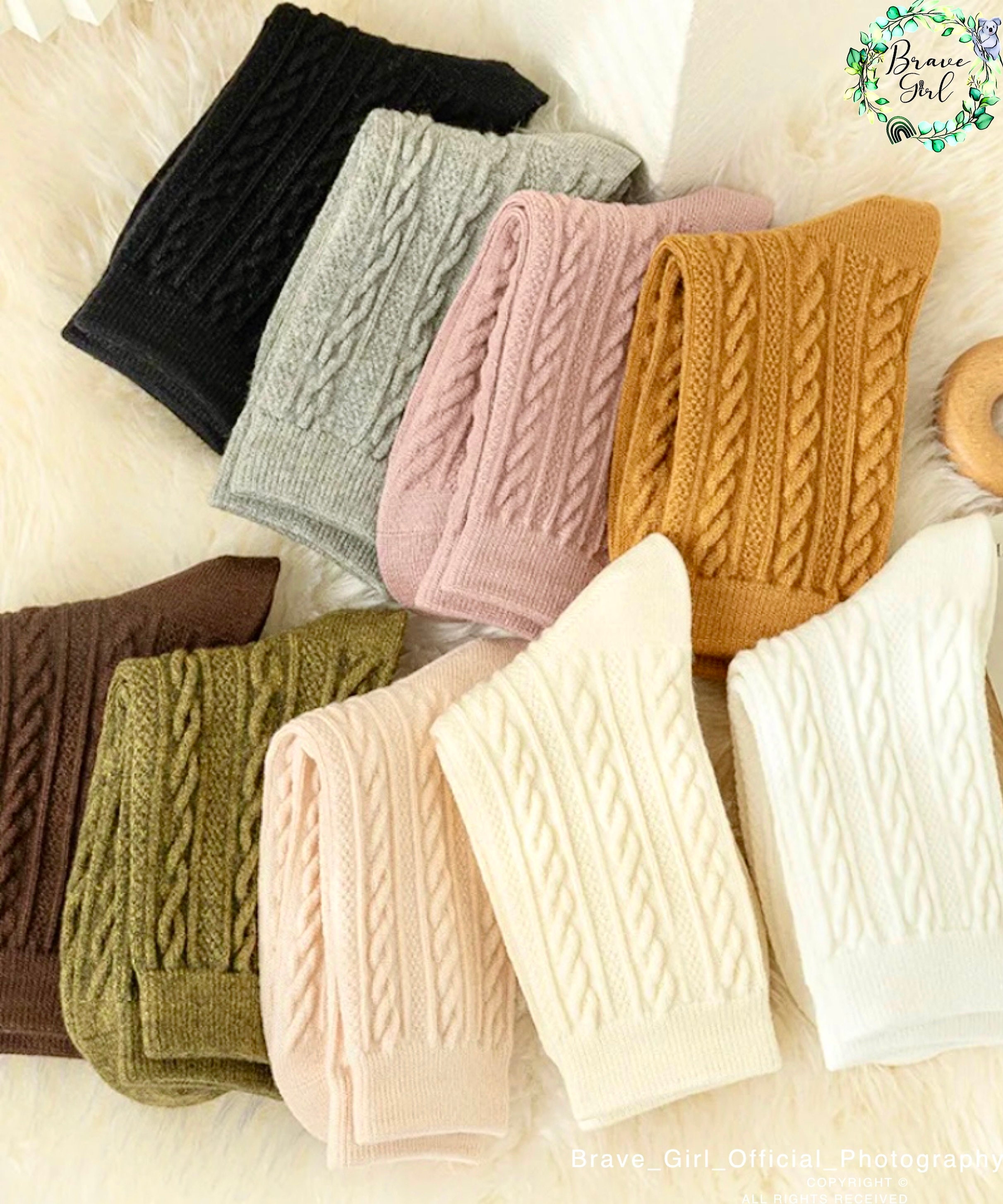  MISS BOHO CHIC Ladies Plain Warm Thick Chunky Cable