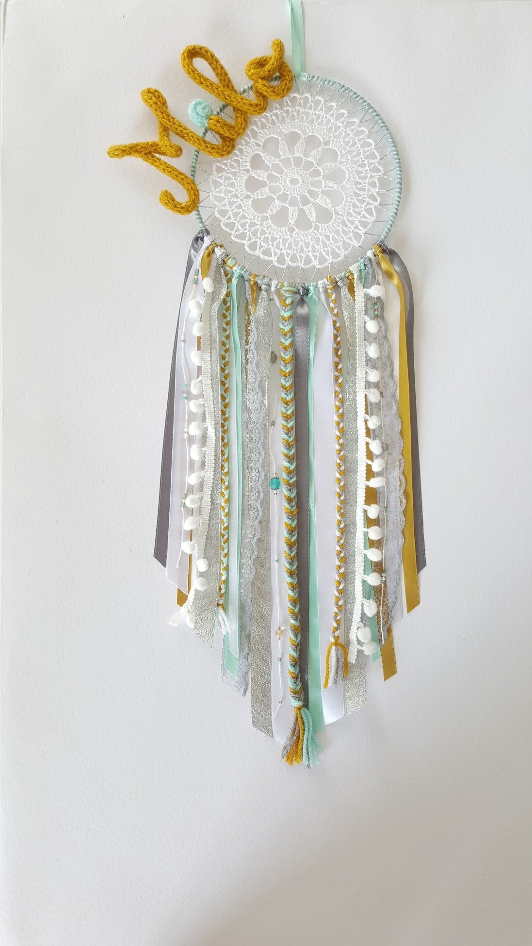 Attrape-Rêves + Prénom Tricotin