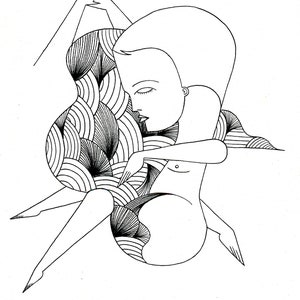 De carne e pele, nossas clareiras, falantes e silenciosos, serigrafia, desenho, Fred o cavaleiro, presente, decoração, arte