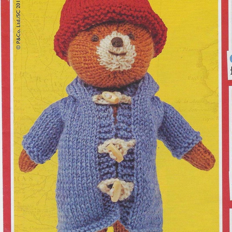 Paddington Bear Knitting Pattern - Etsy UK