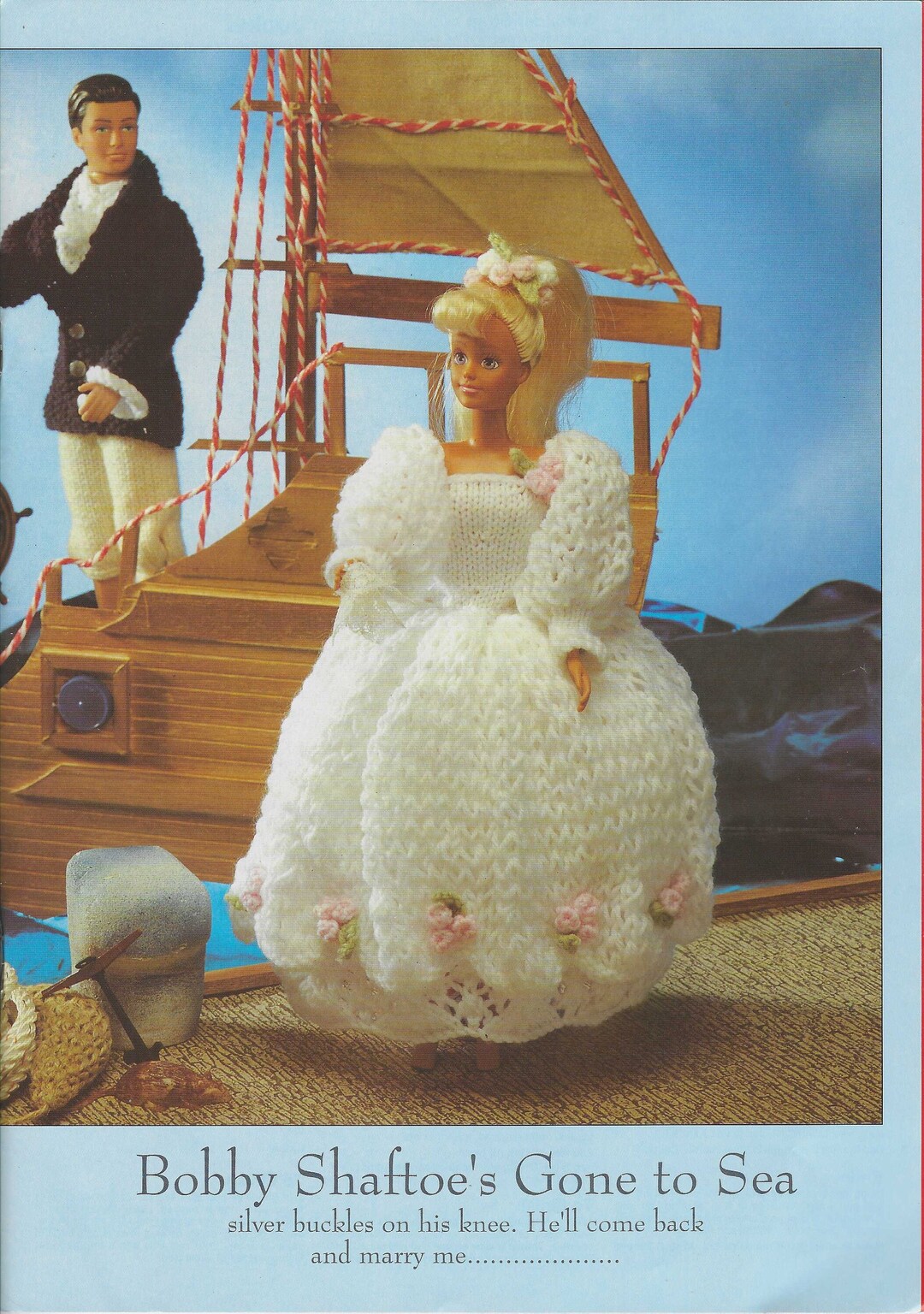 Original Vintage Sirdar Knitting Pattern Booklet 217 Little Bo Peep and