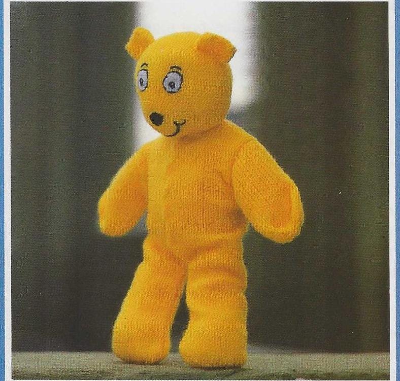 Gimmon Pattern Original Vintage Wendy Knitting Pattern 2540: Superted Teddy Bear Toy ...