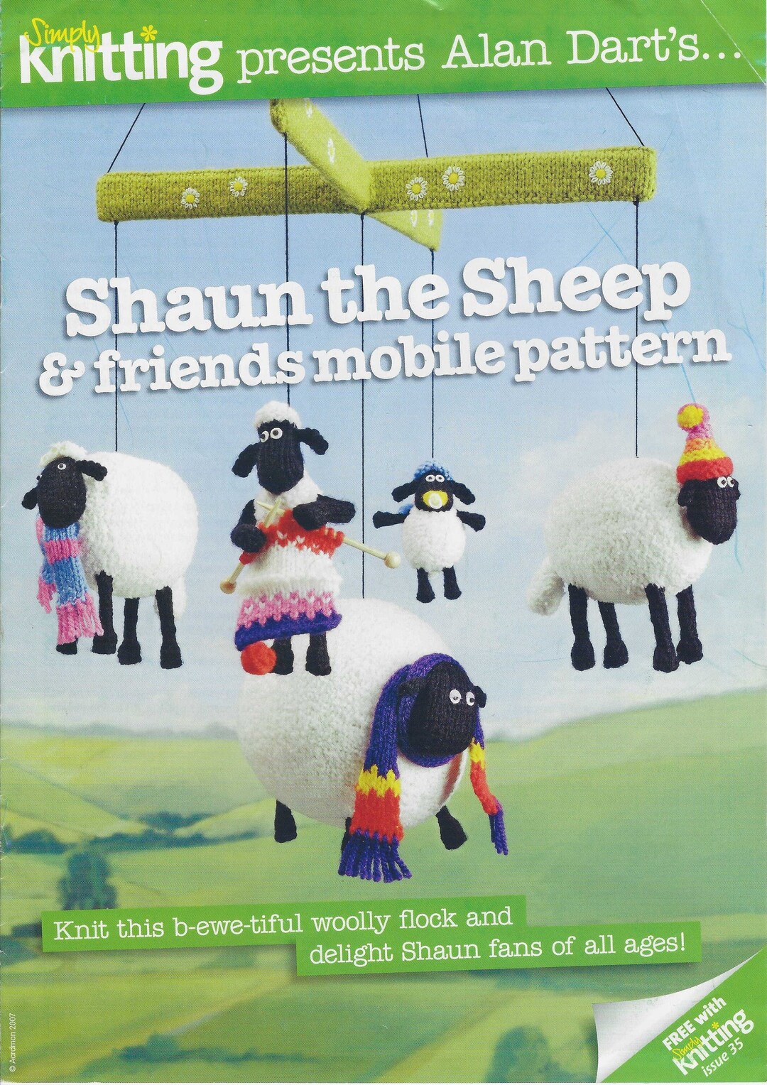 Alan Dart Knitting Pattern Booklet Shaun the Sheep and Friends - Etsy