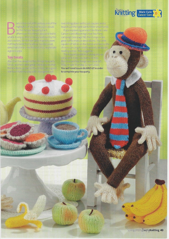 TEA FOR THREE Put the Kettle On ALAN DART Knitting Pattern TEA FOR THREE Put the Kettle On ALAN DART Knitting Pattern