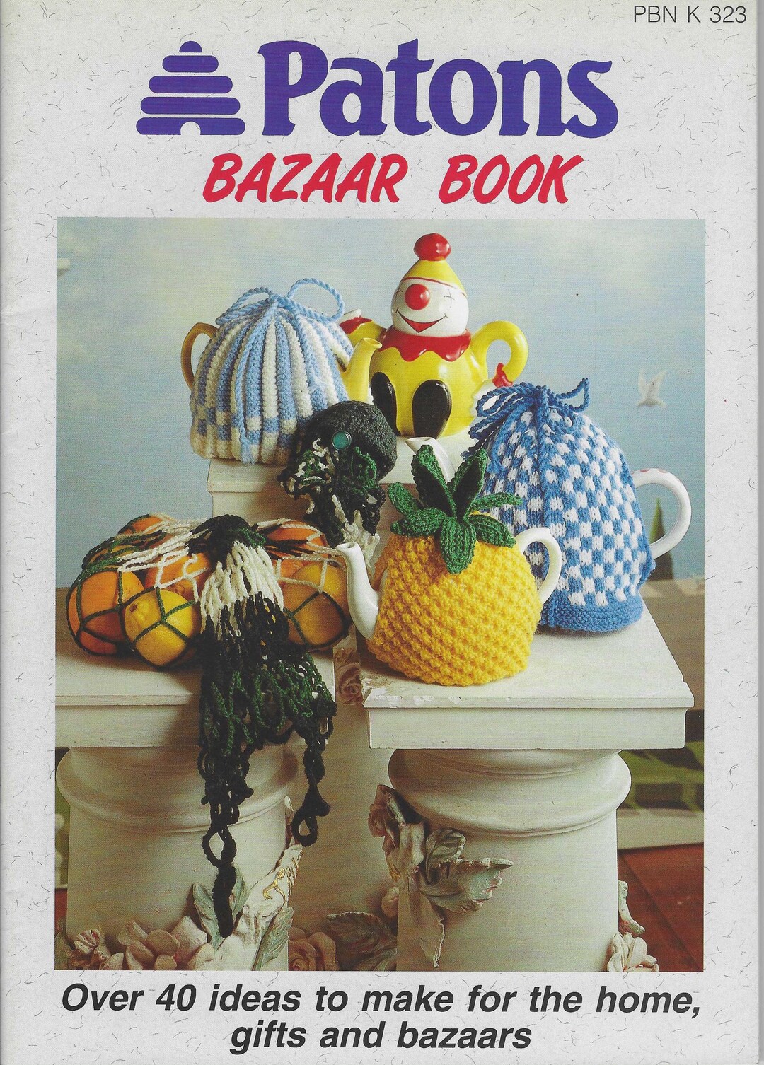 Pre-owned Patons Knitting Pattern Booklet K 323: Bazaar Book Over 40 ...