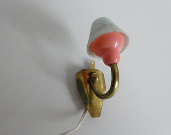 Vintage lamp BODO HENNIG from the 1960s - dollhouse 1:12 - wall lamp - bag lamp - dollhouse lamp