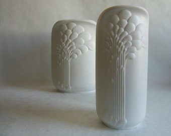 weiße PORZELLAN Vase von AK Kaiser BISQUIT Design M. Frey - Alka Kunst Kaiser Biskuitporzellan - Vintage Blumenvase Vase Bisquit Porzellan