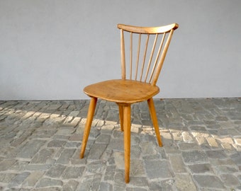 Original Sprossenstuhl aus den 50er Jahren - Vintage Stuhl - Mid Century Holzstuhl - Wirtshausstuhl - Küchenstuhl - Tübinger Stuhl