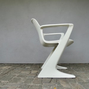 Z-chair Ernst Moeckl Horn Collection from the 60s Kangaroo chair with armrests DDR Vario Pur true vintage cantilever chair image 1