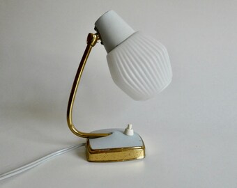 Vintage table lamp from the 50s - Mid Century Modern Task Lamp Style Novo Table Lamp Regency Style - Bedside Lamp - Metal Lamp