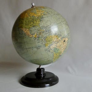 Vintage Globus aus aus den 50er Jahren - Weltkugel - Erdkunde - Weltkarte - DDR - Geschenk