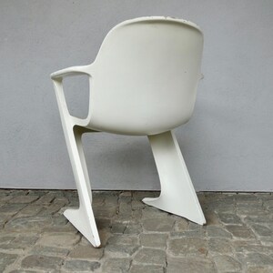 Z-chair Ernst Moeckl Horn Collection from the 60s Kangaroo chair with armrests DDR Vario Pur true vintage cantilever chair image 3