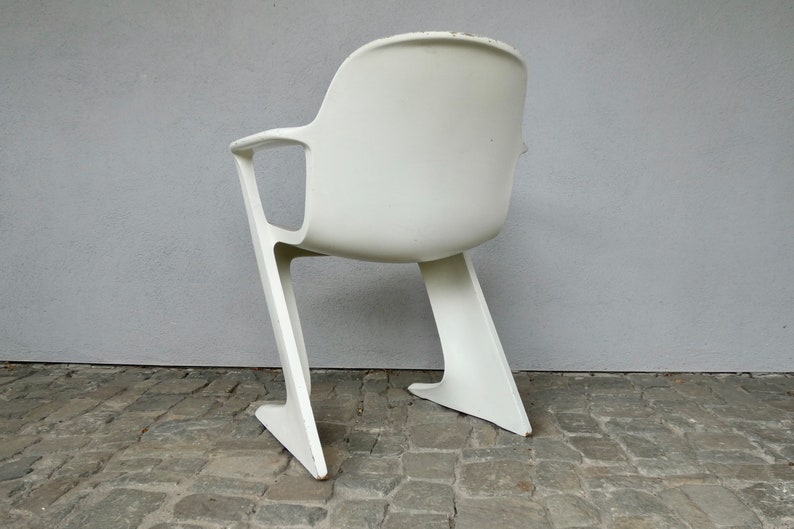 Z-chair Ernst Moeckl Horn Collection from the 60s Kangaroo chair with armrests DDR Vario Pur true vintage cantilever chair image 3