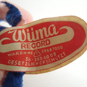 Vintage original Wüma Record for bicycle or vintage car DDR hub ring hub cleaning rings blue/pink OVP from the company WÜMA from the 70s image 1