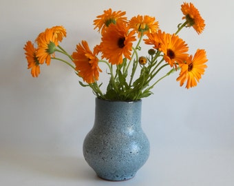 Mid Century Ceramic Vase from the 60s - Vintage Ceramic Flower Vase - Gift -