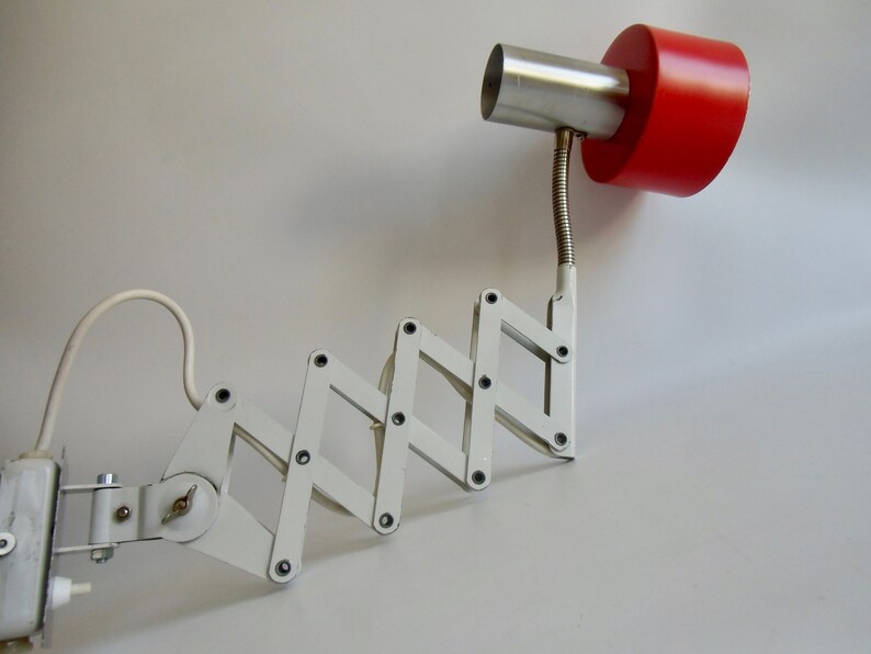 Vintage Scissor Lamp Sis Metal Desk Design Classics From The 70s Light Type 109 Wall