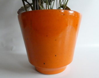 Vintage CERAMIC planter from the 70s - W. Germany Ü- Pot - Mid Century - German Pottery - Flower pot