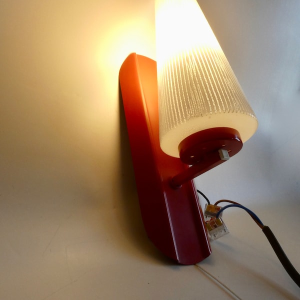 Vintage Wandlampe aus den 50er Jahren-  Rockabilly Leuchten mid century Tütenlampe Lampe Nierentisch Ära Design Wandleuchte