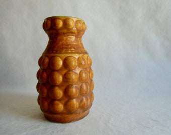 Vintage BAY Keramik VASE Design Bodo Mans - W.Germany aus den 70er Jahren - Babbel Effekt Vase - German Ceramic