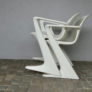 Z-chair Ernst Moeckl Horn Collection from the 60s Kangaroo chair with armrests DDR Vario Pur true vintage cantilever chair image 6