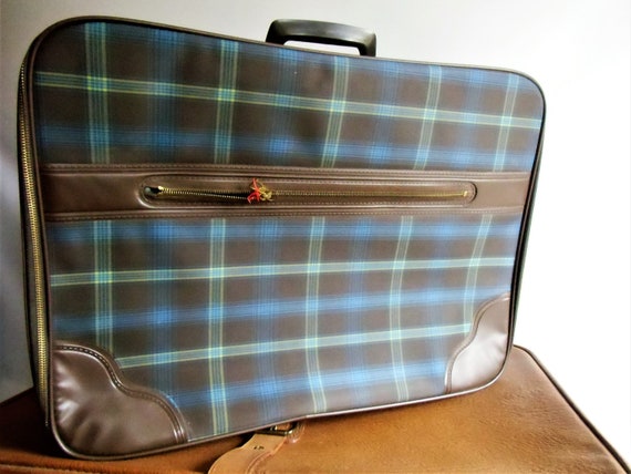 GDR Vintage Suitcase Plaid - Vintage Suitcase - 70