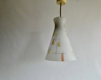 Deckenlampe aus den 60er Jahren von Aloys Gangkofner für Peill & Putzler Space Age Lampe - Design Hängelampe Vintage Pendellampe Mid Century