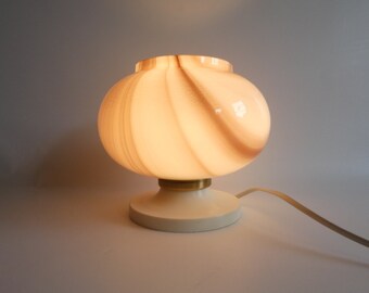 Vintage Tischlampe aus den 80er Jahren - Mid-Century - Kugellampe -  Mushroom Leuchte Vintage Nachttischlampe