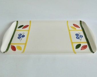 Vintage Keramik Kuchen Platte aus den 70er Jahren von Villeroy & Boch Mettlach Saar Annemarie Tortenplatte - Keramik Platte