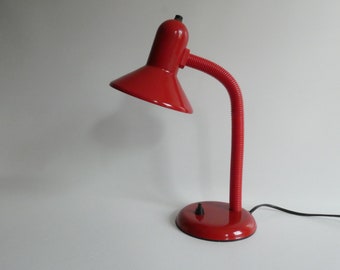 Vintage Tisch Lampen aus den 80er Jahren Design mand eurolux - Nachtischlampe - Schreibtischlampe - Schwanenhals Lampe - Kinderzimmerlampe