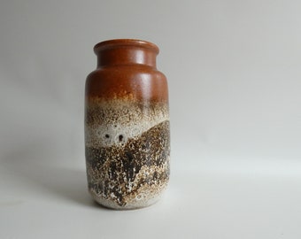 Vase Keramik von Scheurich aus den 70er Jahren - 231/15 W.Germany - Vintage Blumenvase Mid Century Fat Lava Keramikvase Westdeutsche Keramik
