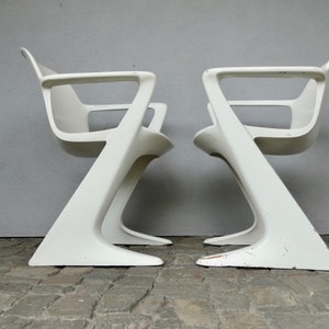 Z-chair Ernst Moeckl Horn Collection from the 60s Kangaroo chair with armrests DDR Vario Pur true vintage cantilever chair image 5