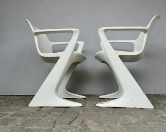 Z-chair Ernst Moeckl * Horn Collection from the 60s "Kangaroo chair" with armrests DDR Vario Pur - true vintage cantilever chair