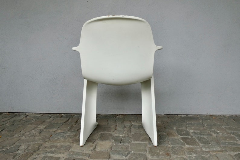 Z-chair Ernst Moeckl Horn Collection from the 60s Kangaroo chair with armrests DDR Vario Pur true vintage cantilever chair image 2