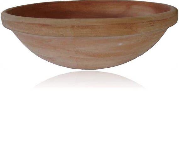 Planting bowl flower bowl planter CIOTOLA Terracotta FROSTFEST 110 cm Italy