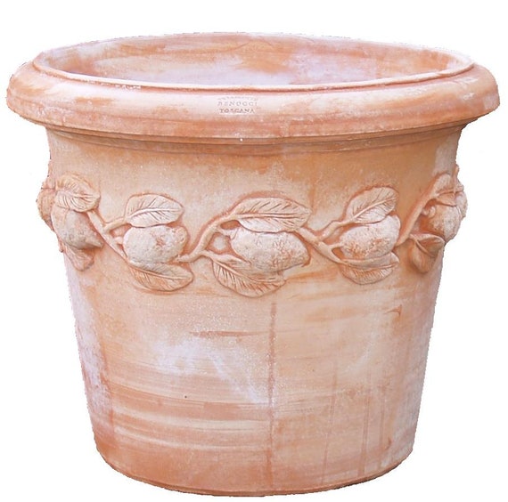 Flower Pot Planter Italian Terracotta FROSTFEST Limoni XXL 2 Etsy