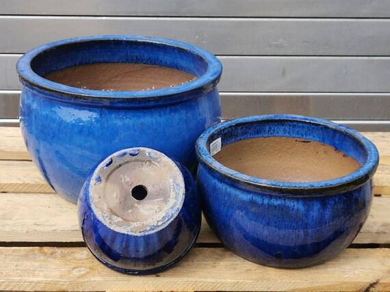 Tron Cao Clay Earthenware Large Plant Pots