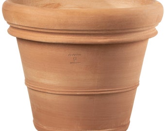 Plantenbak bloempot terracotta model "Doppio Bordo" 35 cm vorstbestendig