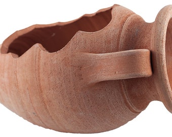 Jardinière Sienne "Tagliata" 50 cm Anfore Amphora d'Italie Résistant au gel