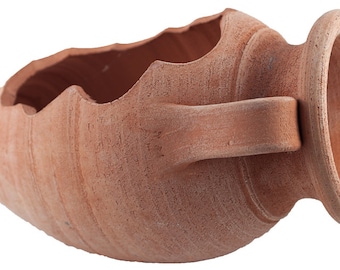 Jardinière Sienne "Tagliata" 30 cm Anfore Amphora d'Italie Résistant au gel