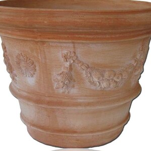 Flower pot planter planter Terracotta FROSTFEST Siena Festone XXL 4, 95 cm image 2