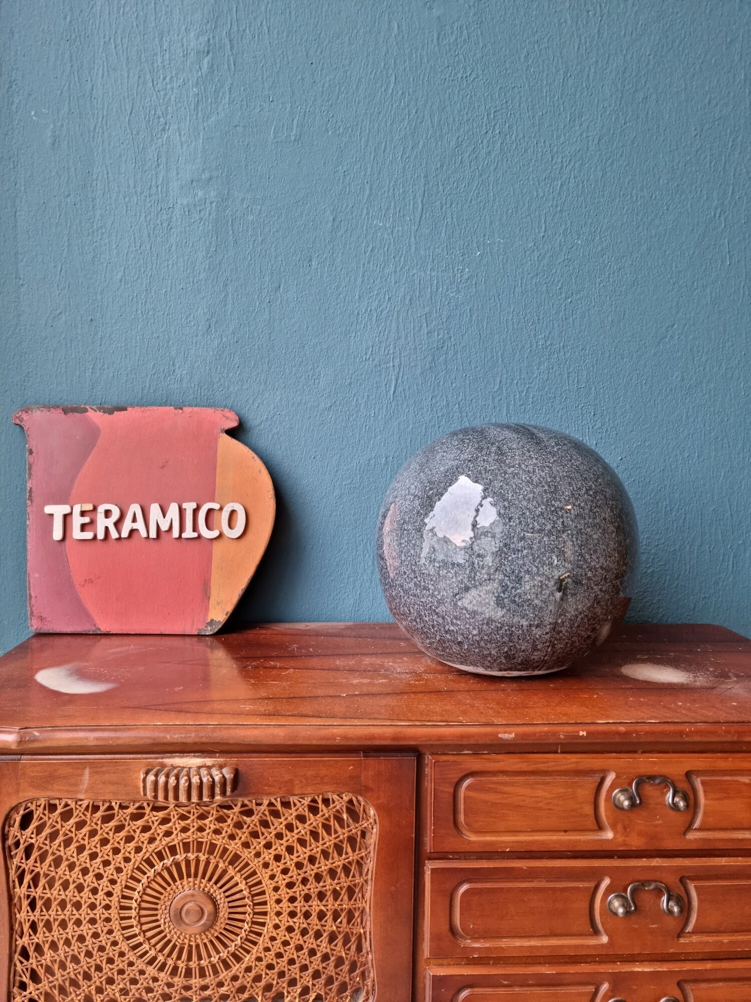 Bola decorativa Bola del jardín Azul-Gris 12.16.20 centímetros | Etsy