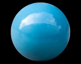 Decoratieve bal tuinbal Diep Blauw 12 cm