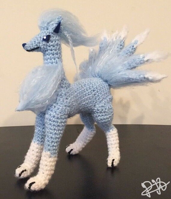 Ninetales- Handmade Crochet Pokemon Plush Toy Original or Alolan