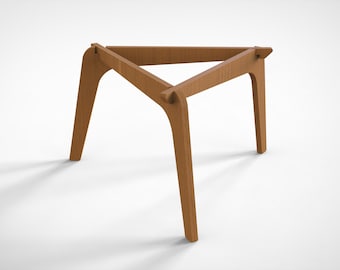 3 Legs Table Base - Tripod - File for Cnc