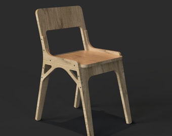 Chair Model 00A - File for Cnc