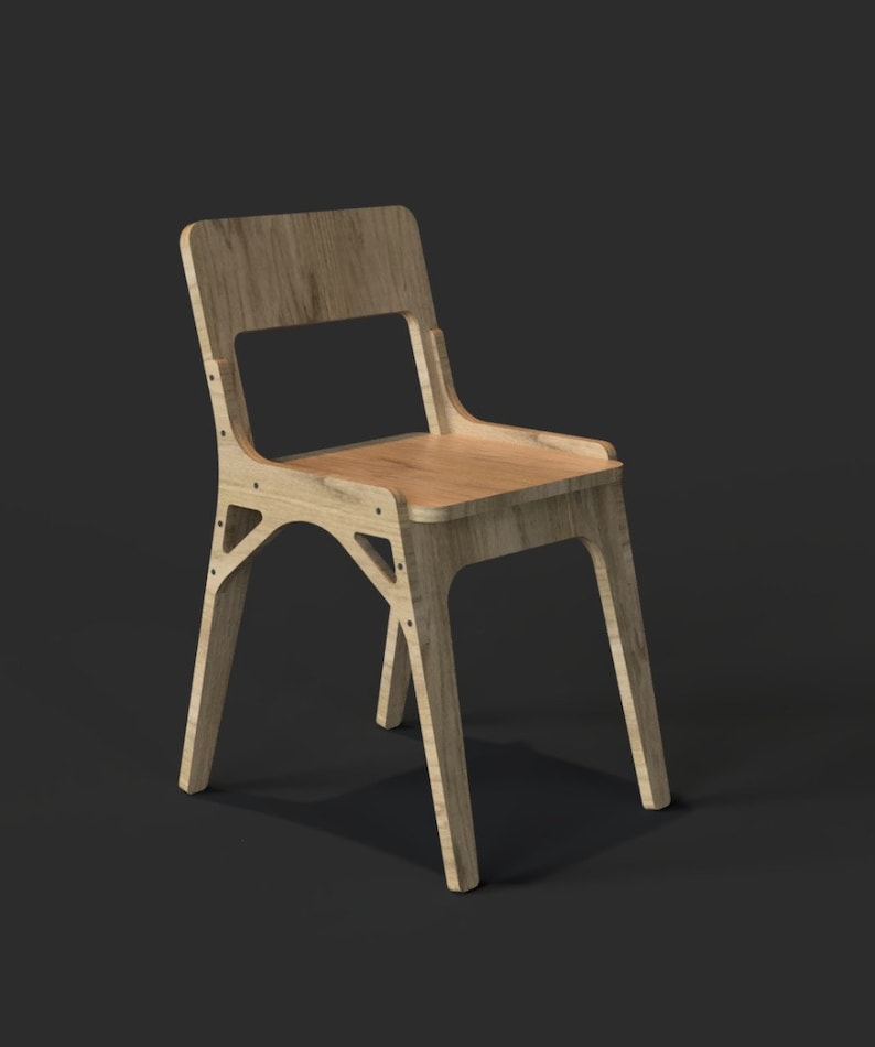 Chair Model 00A File for Cnc image 1