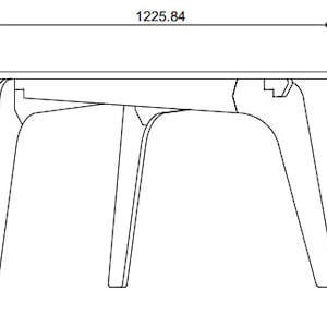 3 Legs Table Base File for Cnc image 8